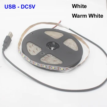5V 50CM 1M 2M 3M 4M 5M USB Cable Power LED strip light lamp SMD 3528 Christmas desk Decor lamp tape For TV Background Lighting
5V 50CM 1M 2M 3M 4M 5M USB Cable Power LED strip light lamp SMD 3528 Christmas desk Decor lamp tape For TV Background Lighting