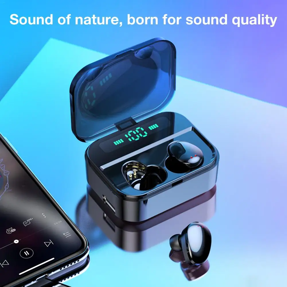 Rondaful Smart Touch Control Bluetooth V5.0 TWS True Wireless Earbuds Earphone + Charging Box Hi-Fi Stereo Sound Bilateral Calls
Rondaful Smart Touch Control Bluetooth V5.0 TWS True Wireless Earbuds Earphone + Charging Box Hi-Fi Stereo Sound Bilateral Calls