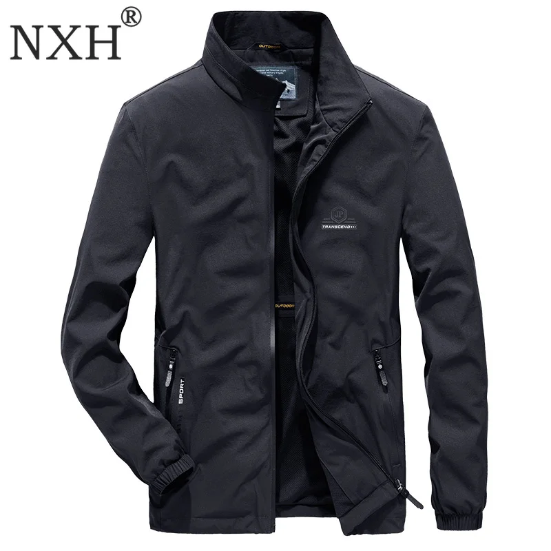 NXH Spring Elastic Thin jaket men Plus size streetwear Stand male light jacket Waterproof Windproof coat 6XL 7XL man clothes
NXH Spring Elastic Thin jaket men Plus size streetwear Stand male light jacket Waterproof Windproof coat 6XL 7XL man clothes