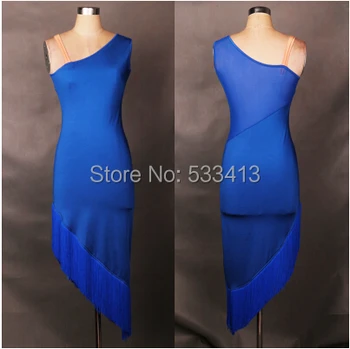 Latin dance costume sexy single sleeves tassel latin dance dress for women competition dresses 2kinds of colors
Latin dance costume sexy single sleeves tassel latin dance dress for women competition dresses 2kinds of colors