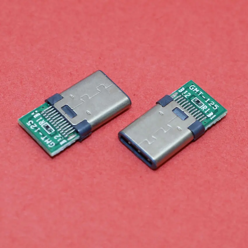 ChengHaoRan DIY 24pin USB 3 1 Тип C USB-C Штекерный разъем типа SMT с печатной платой MC-376 |