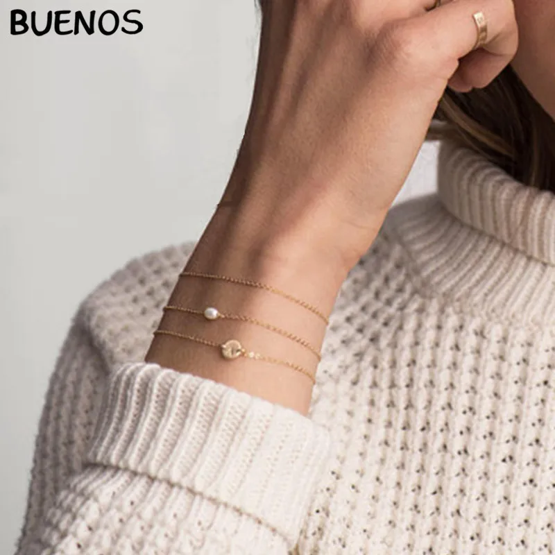 BUENOS Simple And Creative Handwear Accessories 26 English Letter Pendant Bracelet Ankle Chain Couple Ornaments Fashionable Gold
BUENOS Simple And Creative Handwear Accessories 26 English Letter Pendant Bracelet Ankle Chain Couple Ornaments Fashionable Gold