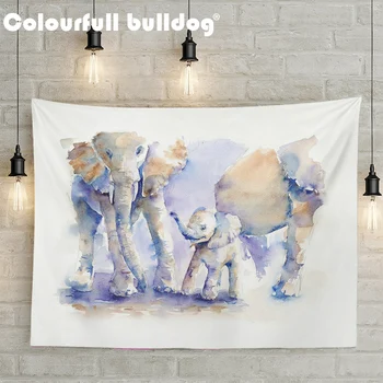 Fashion Watercolor Making Elephant Tapestry Long ivory Nose Ear Bohemian Landscape Wall Blanket Lightning Decorative Tapestry
Fashion Watercolor Making Elephant Tapestry Long ivory Nose Ear Bohemian Landscape Wall Blanket Lightning Decorative Tapestry