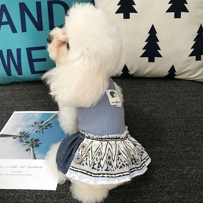 2019Pet dog clothes spring summer clothing features ethnic style big swing skirt puppy clothes Teddy clothes bear clothes
2019Pet dog clothes spring summer clothing features ethnic style big swing skirt puppy clothes Teddy clothes bear clothes