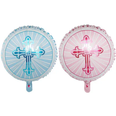 10pcs 18inch Easter foil balloons Baptism Forked Holy Communion Party God Bless Cross egg latex Balloons christening decoration
10pcs 18inch Easter foil balloons Baptism Forked Holy Communion Party God Bless Cross egg latex Balloons christening decoration