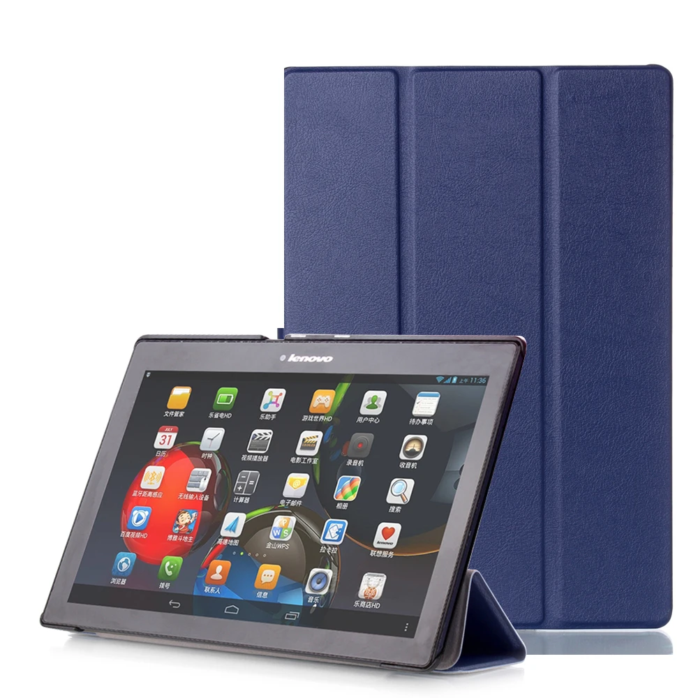 Slim Case for For Lenovo TAB2-A10-70 TB-X103F PU Leather Stand Cover for Lenovo TAB3 10 Plus Tablet Case
Slim Case for For Lenovo TAB2-A10-70 TB-X103F PU Leather Stand Cover for Lenovo TAB3 10 Plus Tablet Case
