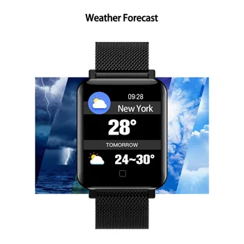 Waterproof Heart Rate Blood Pressure IP68 Color Screen Smart Wristband Multi-function Steel Belt Smart Wristband
Waterproof Heart Rate Blood Pressure IP68 Color Screen Smart Wristband Multi-function Steel Belt Smart Wristband