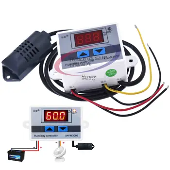 XH-W3005 W3005 Digital Humidity Controller 220V 12V 24V Hygrometer Humidity Control Switch 0~99%RH Hygrostat w/ Humidity sensor
XH-W3005 W3005 Digital Humidity Controller 220V 12V 24V Hygrometer Humidity Control Switch 0~99%RH Hygrostat w/ Humidity sensor