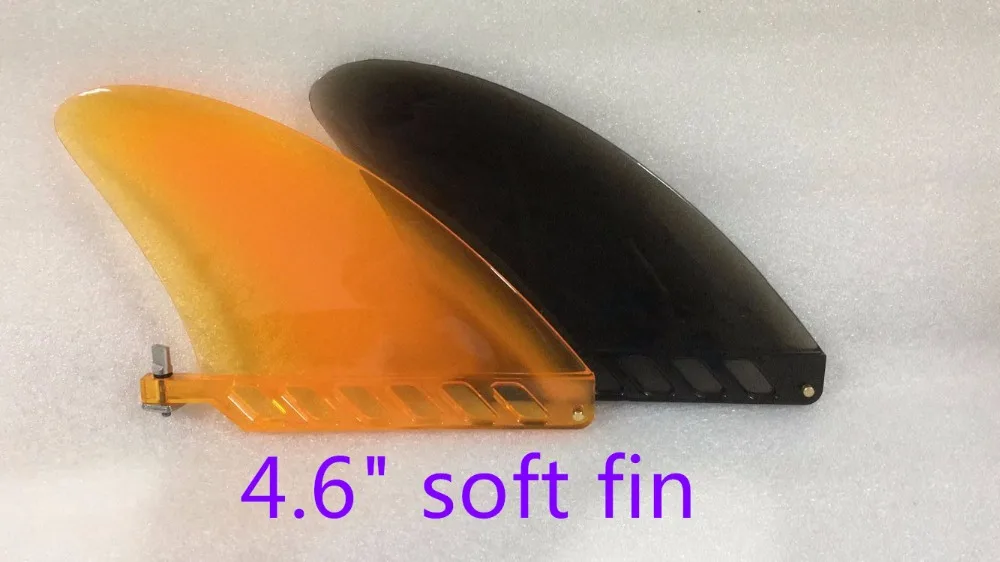 Soft/flex US fin for surfboard/inflatable boards 4.6 inch center fin with fin screw
Soft/flex US fin for surfboard/inflatable boards 4.6 inch center fin with fin screw