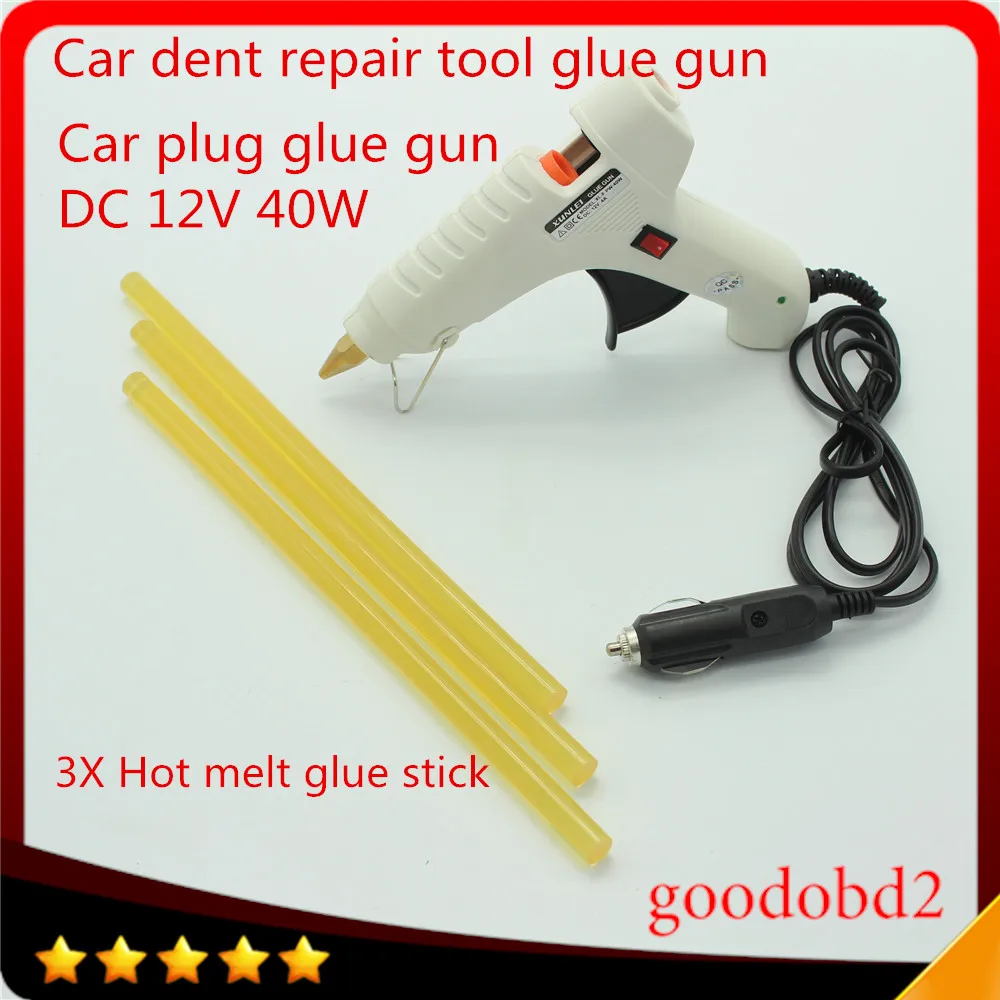 Car PDR Tools Glue Gun DC 12V 40W Heat plug Gun + 3X PDR Glue Sticks 11*260mm For Car Dent Removal Paintless Dent Repair Tool A
Car PDR Tools Glue Gun DC 12V 40W Heat plug Gun + 3X PDR Glue Sticks 11*260mm For Car Dent Removal Paintless Dent Repair Tool A