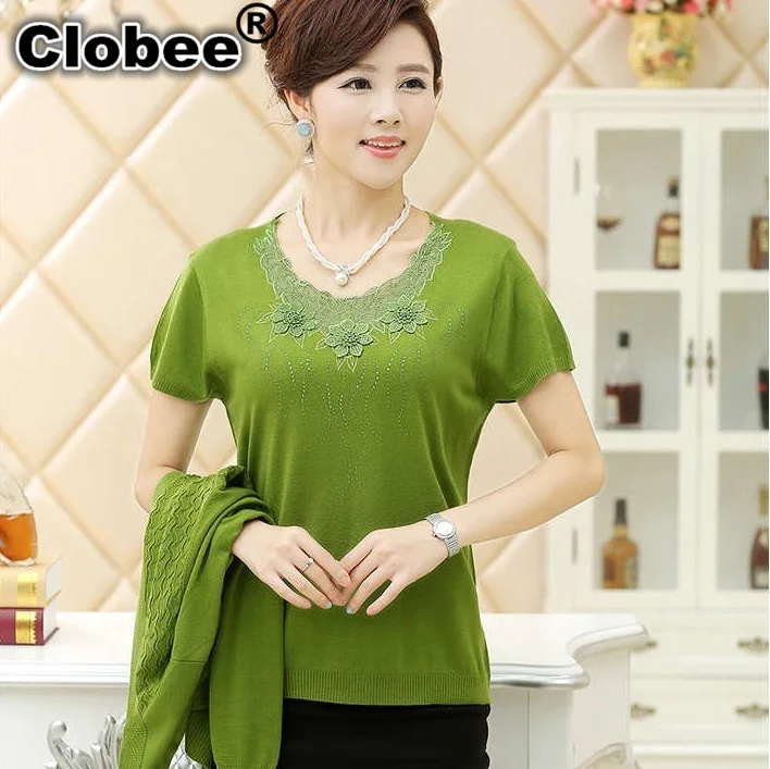 middle age women Clothing twinset mother Sweater outwears 2018 summer spring autumn shirts plus size poncho shrug tricot WD901
middle age women Clothing twinset mother Sweater outwears 2018 summer spring autumn shirts plus size poncho shrug tricot WD901