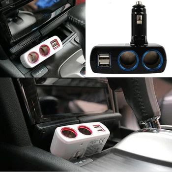 Marsnaska Vehicle Dual USB Charger Ports Supply Double Sockets Car Cigarette Lighter Extender Splitter Auto Parts
Marsnaska Vehicle Dual USB Charger Ports Supply Double Sockets Car Cigarette Lighter Extender Splitter Auto Parts