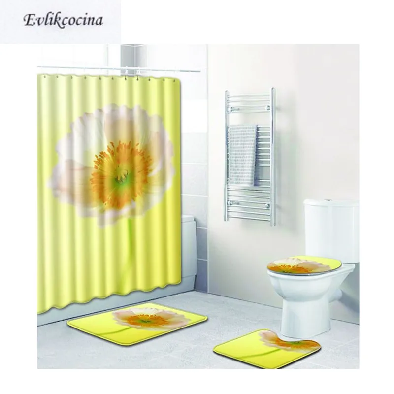Free Shipping 4Pcs Yellow Banyo Paspas Bathroom Bath Mats Set Anti-slip Tapete Banheiro Washable Toilette Rugs Alfombra Bano
Free Shipping 4Pcs Yellow Banyo Paspas Bathroom Bath Mats Set Anti-slip Tapete Banheiro Washable Toilette Rugs Alfombra Bano