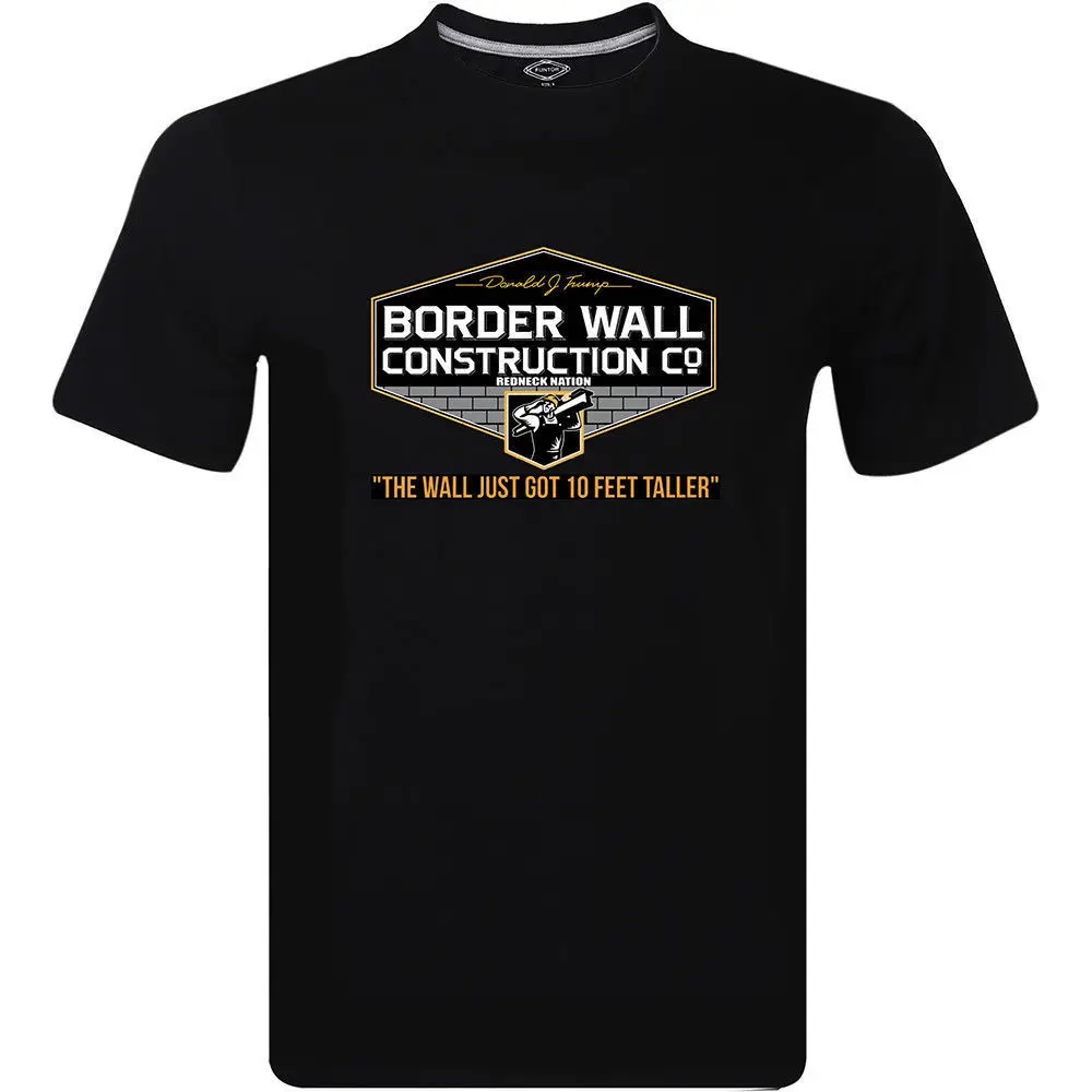 Donald Trump Border Wall Construction Co. Funny Parody T-Shirt M 234XL XXL F134 Cool Casual pride t shirt men Unisex New
Donald Trump Border Wall Construction Co. Funny Parody T-Shirt M 234XL XXL F134 Cool Casual pride t shirt men Unisex New
