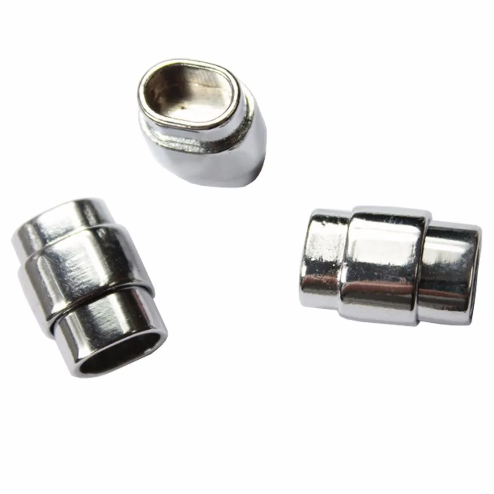 3 sets 10mmx7mm Silver Magnetic Clasp with Safe Bar, Clasp for 10mmx6mm Licorice Leather
3 sets 10mmx7mm Silver Magnetic Clasp with Safe Bar, Clasp for 10mmx6mm Licorice Leather