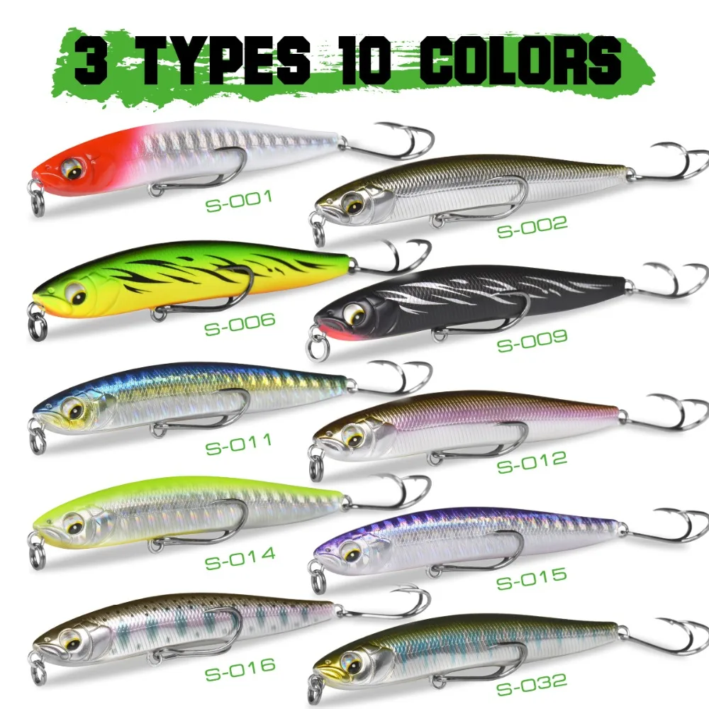 SFT Brand SWIFT 70mm 10g 4.3g Floating Stickbait Fishing Wobbler Sink Pencil Lures Topwater Artificial Bait For Pike Bass Fish
SFT Brand SWIFT 70mm 10g 4.3g Floating Stickbait Fishing Wobbler Sink Pencil Lures Topwater Artificial Bait For Pike Bass Fish
