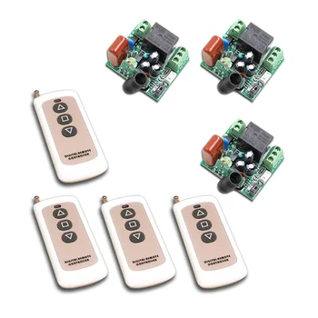 Latest Mini Size 220V 1CH 10A Wireless Remote Control Switch Relay Receiver*3pcs+Transmitter *4pcs with 3 Buttons 315/433mhz
Latest Mini Size 220V 1CH 10A Wireless Remote Control Switch Relay Receiver*3pcs+Transmitter *4pcs with 3 Buttons 315/433mhz