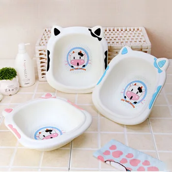 Big size cute cow cartoon baby washbasin, thicker trumpet baby home Footbath basin wash tub
Big size cute cow cartoon baby washbasin, thicker trumpet baby home Footbath basin wash tub