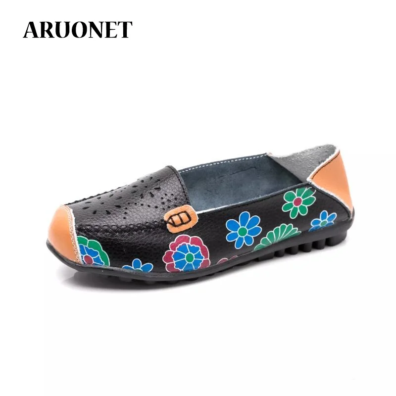 AURONET Ladies Slip On Ballet Flats Leather Shoes Chinese Style Women Loafers Summer Moccasins Casual Women Shoes Buty Damskie 
AURONET Ladies Slip On Ballet Flats Leather Shoes Chinese Style Women Loafers Summer Moccasins Casual Women Shoes Buty Damskie
