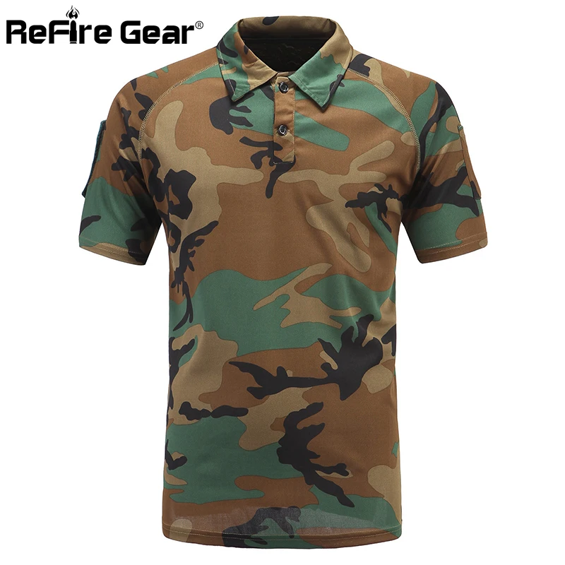 ReFire Gear Summer Tactical Army Camouflage T Shirt Men Camo Paintball Military T-shirt Breathable Short Soldier Combat Shirts
ReFire Gear Summer Tactical Army Camouflage T Shirt Men Camo Paintball Military T-shirt Breathable Short Soldier Combat Shirts