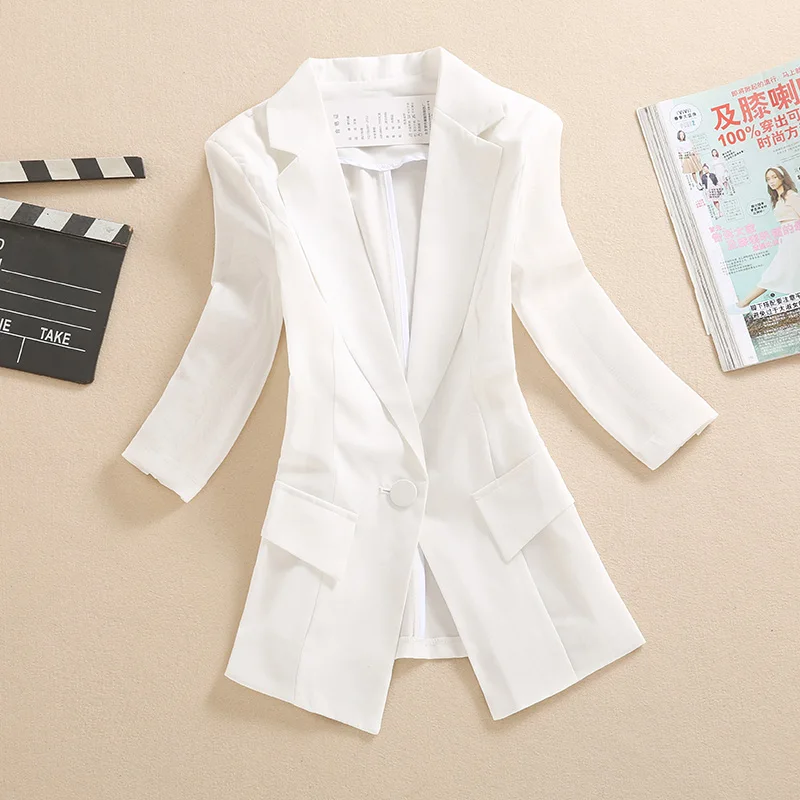 Suit jacket female thin section summer short paragraph casual wild small suit sleeves slim mesh stitching suit jacket
Suit jacket female thin section summer short paragraph casual wild small suit sleeves slim mesh stitching suit jacket