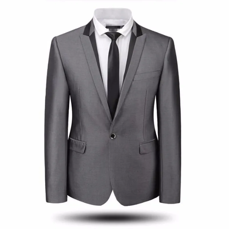 HB020 Grey men suits jacket new arrival one button groom wedding tuxedos jacket tailor made groomsman party suits jacket
HB020 Grey men suits jacket new arrival one button groom wedding tuxedos jacket tailor made groomsman party suits jacket