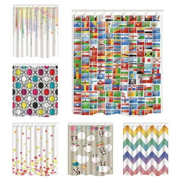 Colored Shower Curtains Home Decoration Bath Screens Polyester Fabric Waterproof and Mildew Proof with 12 Plastic Hooks Washable
Colored Shower Curtains Home Decoration Bath Screens Polyester Fabric Waterproof and Mildew Proof with 12 Plastic Hooks Washable