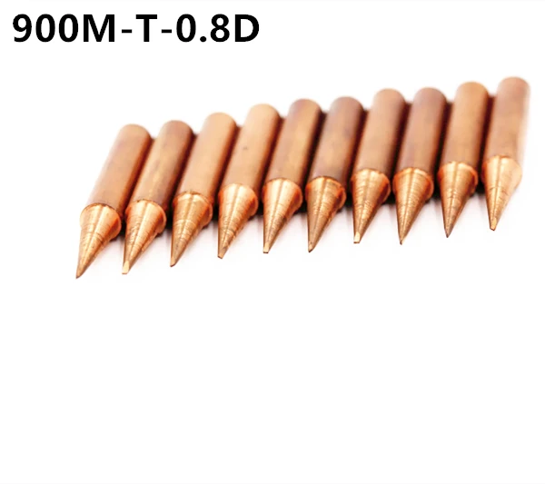 900M-T-0.8D Diamagnetic copper soldering iron tip Lead-free Solder tip 933.376.907.913.951,898D,852D+ Soldering Station
900M-T-0.8D Diamagnetic copper soldering iron tip Lead-free Solder tip 933.376.907.913.951,898D,852D+ Soldering Station