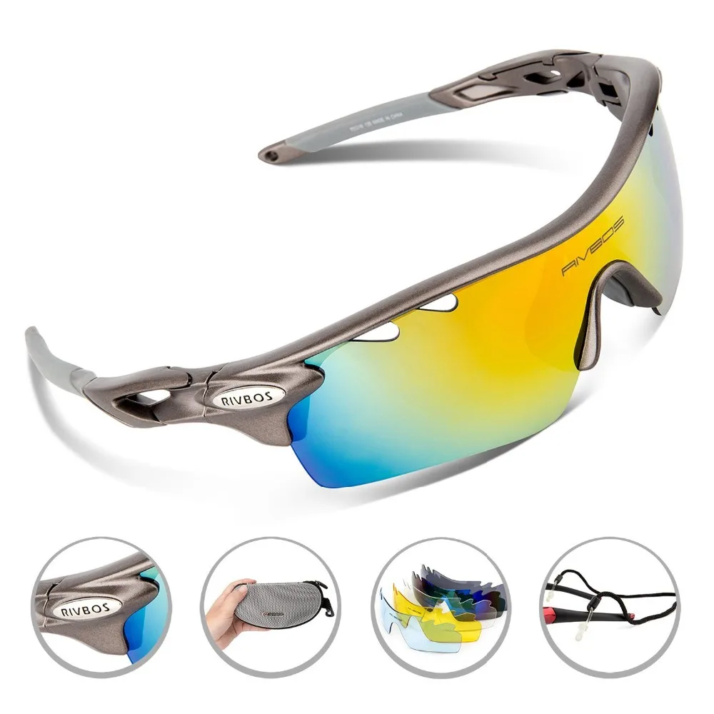 Polarized Protective Riding Sports Eyewear Goggles Running Cycling Climbing Hiking Glasses Sunglasses 5 interchangeable Lens
Polarized Protective Riding Sports Eyewear Goggles Running Cycling Climbing Hiking Glasses Sunglasses 5 interchangeable Lens