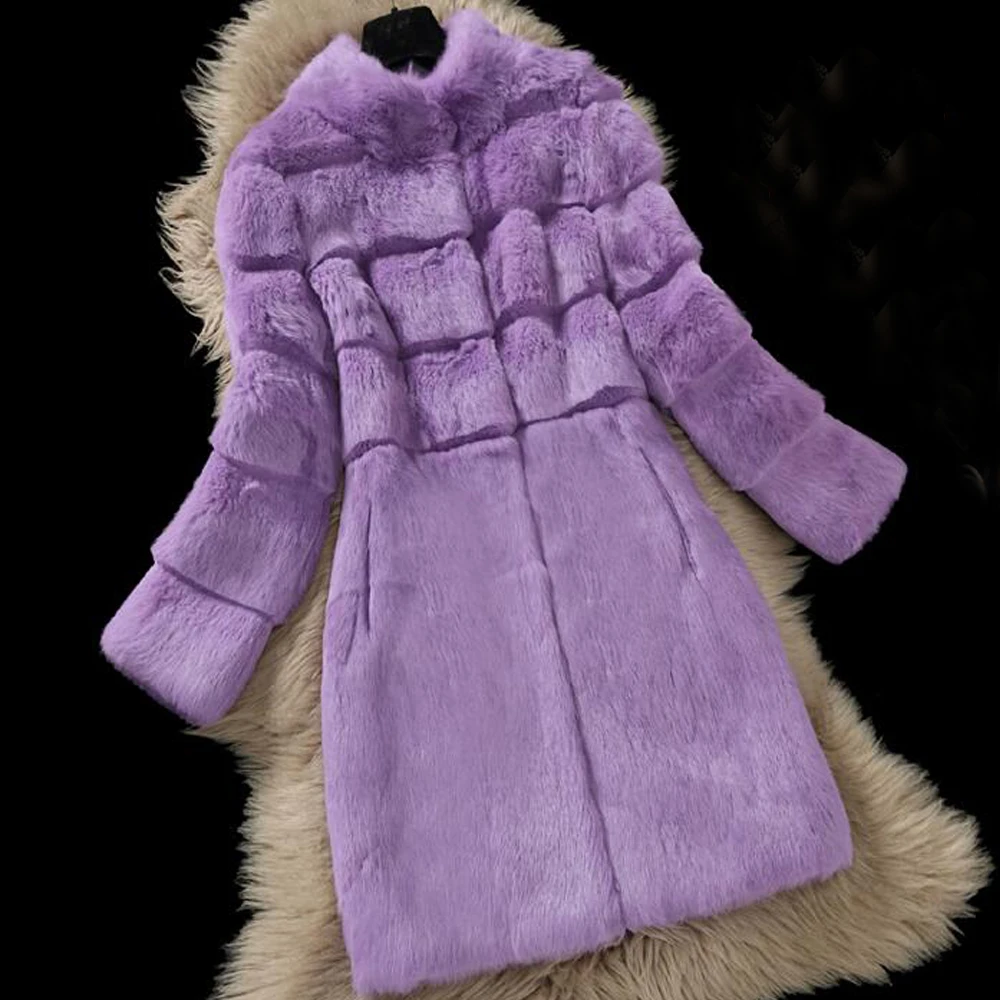 Real Genuine natural full pelt Rabbit Fur Coat winter Women Long fashion whole skin jacket sheared fur coat plus size TBSR195
Real Genuine natural full pelt Rabbit Fur Coat winter Women Long fashion whole skin jacket sheared fur coat plus size TBSR195