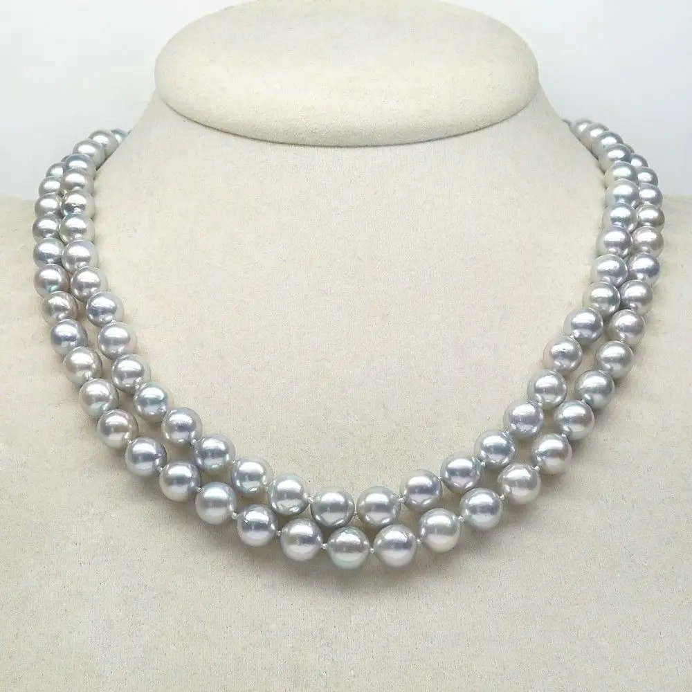 19" 9-10MM PERFECT ROUND SOUTH SEA GENUINE GRAY PEARL NECKLACE 35"14K GOLD (0926)
19" 9-10MM PERFECT ROUND SOUTH SEA GENUINE GRAY PEARL NECKLACE 35"14K GOLD (0926)