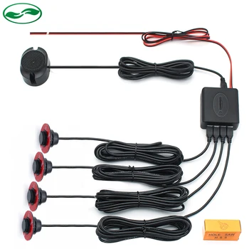 Car Parking Sensors PARKTRONIC 4 Adjustab 16mm Flat Sensors Reverse Backup Radar Sound Buzzer Alarm Adjustable Sound Black/white
Car Parking Sensors PARKTRONIC 4 Adjustab 16mm Flat Sensors Reverse Backup Radar Sound Buzzer Alarm Adjustable Sound Black/white