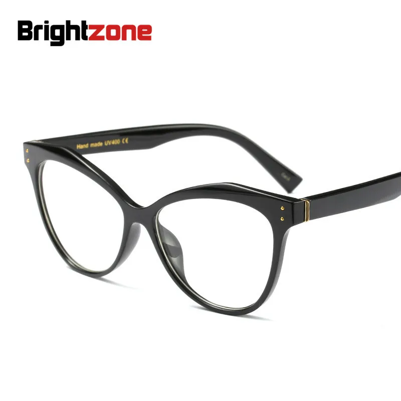 

Brightzone Men Women European Popular Full Rim Spectacles Eye Frame Round Face Myopia Hyperopia Plain Glasses Eyeglasses