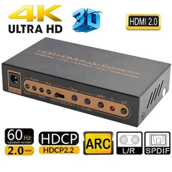 4K*2K 3D HDR HDMI Audio Extractor HDMI Switch HDMI Converter Adapter With Coaxial ARC HDCP2.2 EDID Setting For HDTV DVD PS3 STB
4K*2K 3D HDR HDMI Audio Extractor HDMI Switch HDMI Converter Adapter With Coaxial ARC HDCP2.2 EDID Setting For HDTV DVD PS3 STB