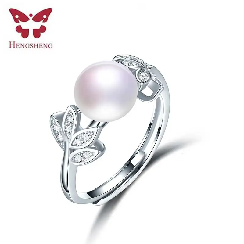 HENGSHENG 2019 Hot Selling AAAA 8-8.5mm Natural Freshwater Pearl Rings For Women Fashion Adjustable Jewelry Ring With Box
HENGSHENG 2019 Hot Selling AAAA 8-8.5mm Natural Freshwater Pearl Rings For Women Fashion Adjustable Jewelry Ring With Box