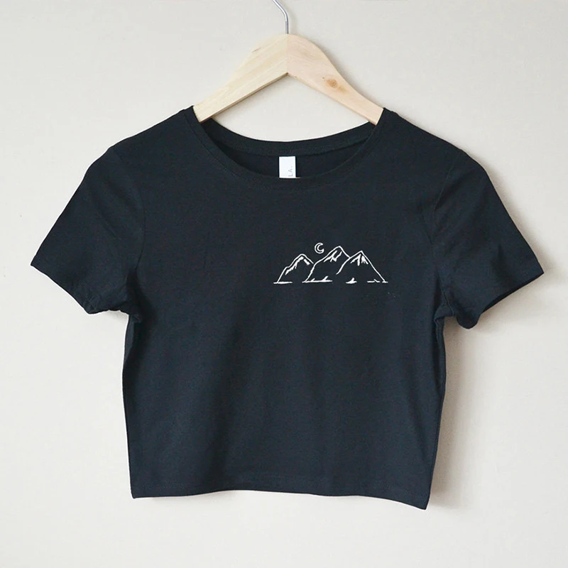 Mountains Printed Women Crop Top Lady's Sexy Club Wear Causal Summer Top Beach Shirts Graphic Tee Power Tops T Shirts Woman
Mountains Printed Women Crop Top Lady's Sexy Club Wear Causal Summer Top Beach Shirts Graphic Tee Power Tops T Shirts Woman