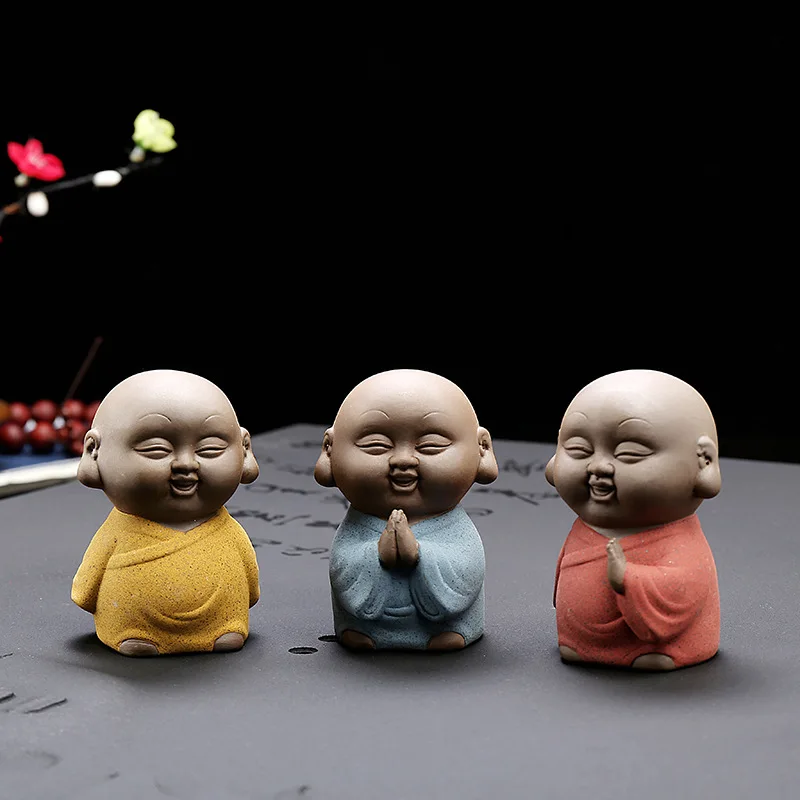 ZenTea pet Buddha statues purple sand home decor tabletop ornaments Buddhist gift Ceramic colorful monk 3 colors
ZenTea pet Buddha statues purple sand home decor tabletop ornaments Buddhist gift Ceramic colorful monk 3 colors