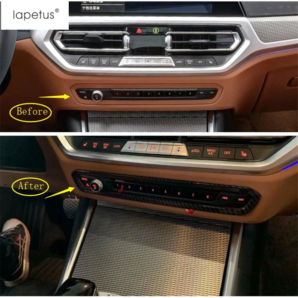 Lapetus Accessories Fit For BMW 3 Series G20 2019 2020 ABS Central Air Conditioner Switch Control Frame Cover Trim Carbon Fiber
Lapetus Accessories Fit For BMW 3 Series G20 2019 2020 ABS Central Air Conditioner Switch Control Frame Cover Trim Carbon Fiber