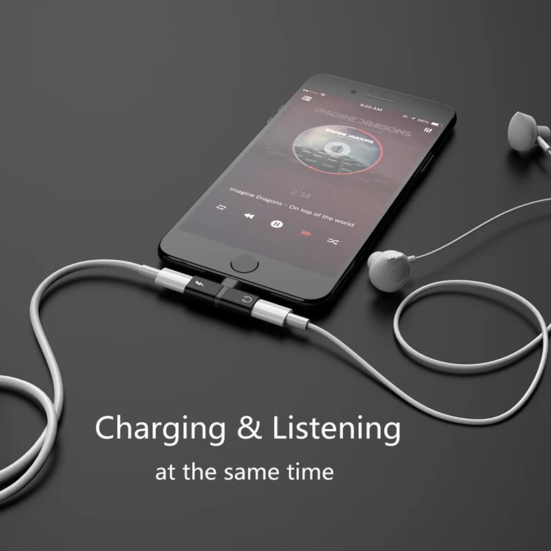 Mini T Type Adapter Universal for iphone X XR XS Max 7 8 6 plus 4 5S 1 Male to 2 Female Adapter Charging with Listening Music
Mini T Type Adapter Universal for iphone X XR XS Max 7 8 6 plus 4 5S 1 Male to 2 Female Adapter Charging with Listening Music