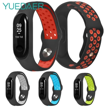 YUEDAER Breathable wristband Silicone Strap for xiaomi mi band 3 wrist bracelet strap metal buckle for Miband 3 smart band3 Fit
YUEDAER Breathable wristband Silicone Strap for xiaomi mi band 3 wrist bracelet strap metal buckle for Miband 3 smart band3 Fit