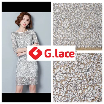 GLACE 3M/Lot Wide1.5m Twocolor crocheted eyelash lace fabric garment skirt lace fabric for wedding dress decoration TX382
GLACE 3M/Lot Wide1.5m Twocolor crocheted eyelash lace fabric garment skirt lace fabric for wedding dress decoration TX382