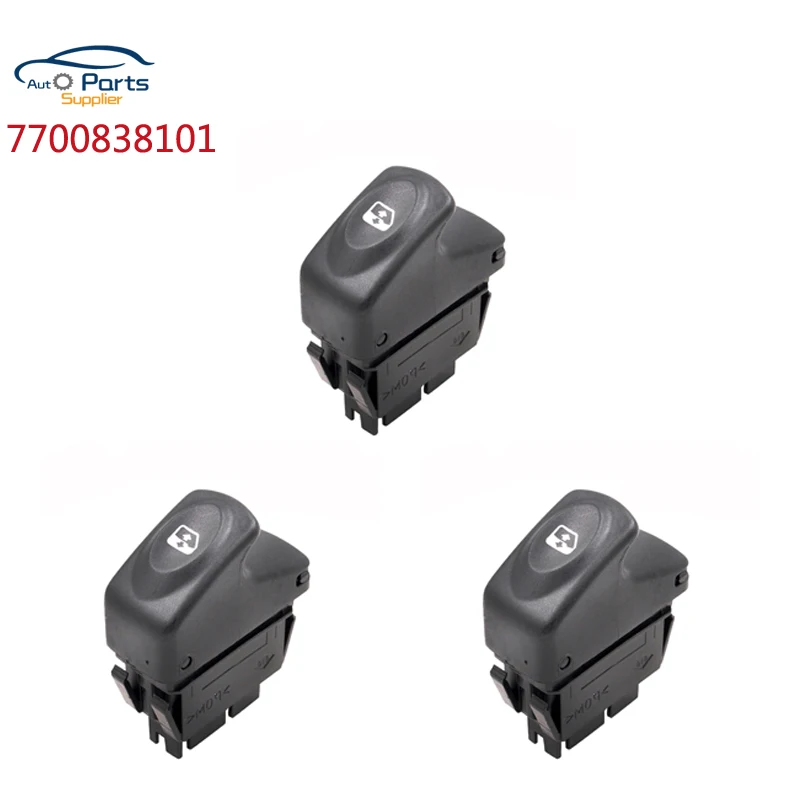 3 PCS 7700838101 New Auto Electric Power Window Control Switch Button Front Right For Renault Clio Kangoo Megane car accessories
3 PCS 7700838101 New Auto Electric Power Window Control Switch Button Front Right For Renault Clio Kangoo Megane car accessories