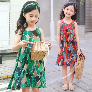 Kids Dresses for Girls Toddler Summer Dress Children 2019 Fashion Sleeveless Plaid Gift Headband 3 4 5 6 7 8 9 10 11 12 13 Years
Kids Dresses for Girls Toddler Summer Dress Children 2019 Fashion Sleeveless Plaid Gift Headband 3 4 5 6 7 8 9 10 11 12 13 Years