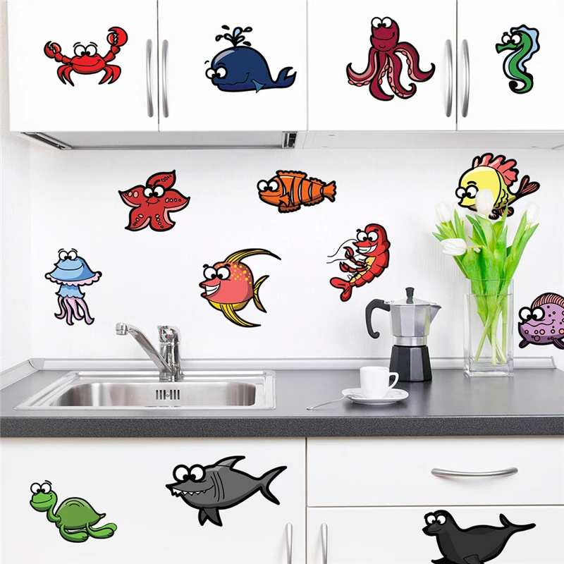 underwater seabed fish wall stickers for kids rooms bathroom home decor cartoon animals wall decals mural art diy poster
underwater seabed fish wall stickers for kids rooms bathroom home decor cartoon animals wall decals mural art diy poster