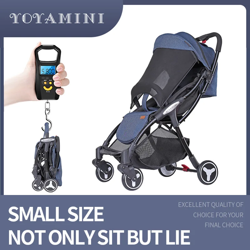 

2019 upgraded yoya stroller foldable travel baby stroller can sit can lie 5.8kg baby pushchair buggy infant trolley