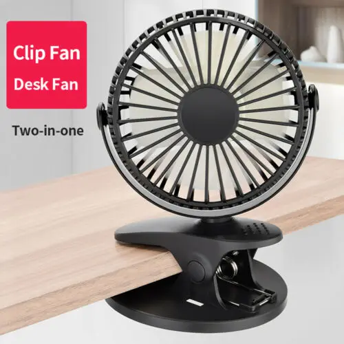 360° Portable Camping Fan Rechargeable USB Battery Clip On Mini Desk Office Fan Car Desktop Home Office Fan
360° Portable Camping Fan Rechargeable USB Battery Clip On Mini Desk Office Fan Car Desktop Home Office Fan