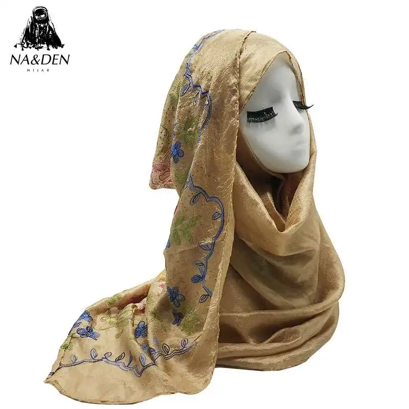 1PC Plain flower print silk-like scarf with pearl scarves muslim women hijab shawl soft foulard wrap 12 Colors Fast Shipping
1PC Plain flower print silk-like scarf with pearl scarves muslim women hijab shawl soft foulard wrap 12 Colors Fast Shipping