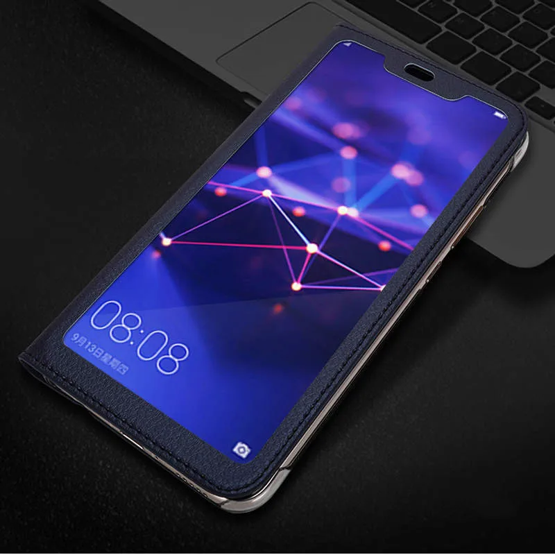 Smart Case for Xiaomi Redmi 5 Case Full View Window PU Leather Flip Cover Funda Case for Xiaomi Redmi 5 Plus Protective Cases 10