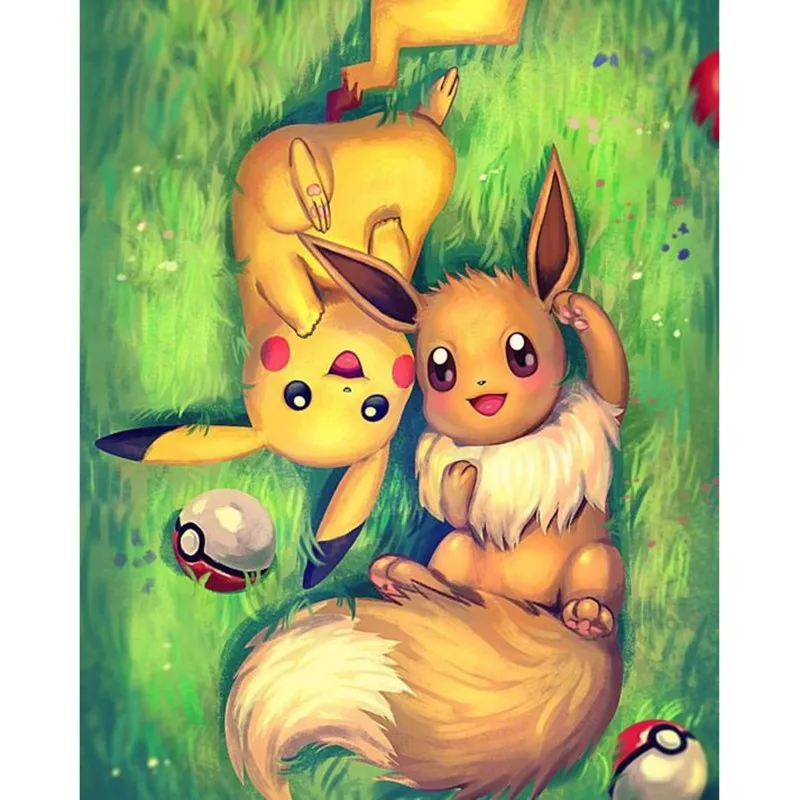 5D Diy Diamond Painting Cartoon Pokemon Full Square Diamond Embroidery Of Rhinestones Home Decor Pikachu Needlework Mosaic Craft
5D Diy Diamond Painting Cartoon Pokemon Full Square Diamond Embroidery Of Rhinestones Home Decor Pikachu Needlework Mosaic Craft