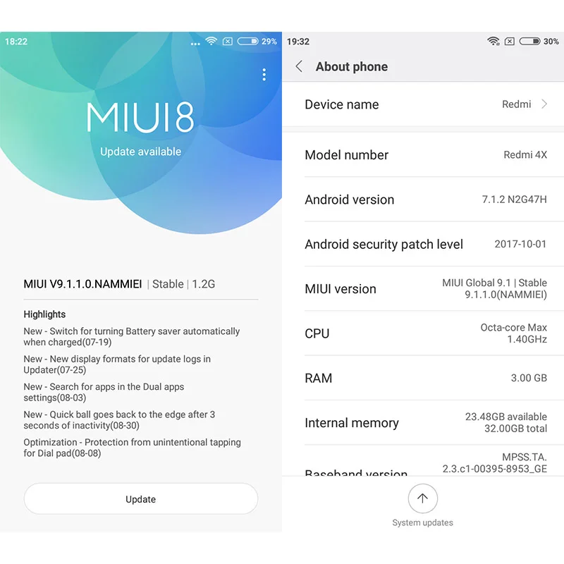 Miui Redmi Note